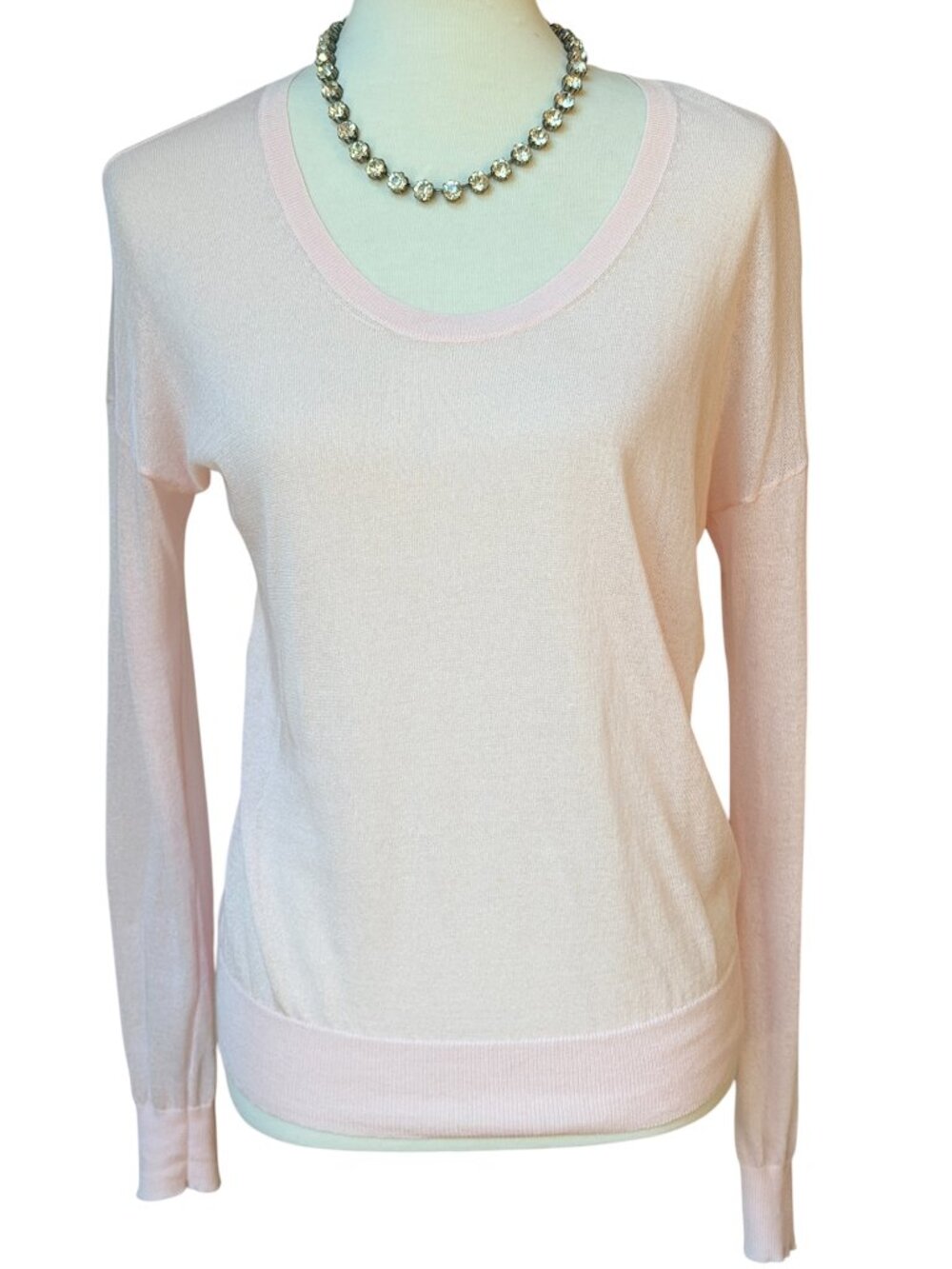 Cabi Gossamer Pullover Pink Top 5139 Small